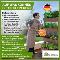 TTL Garden 4 Etagen Hochbeet Vertikalbeet braun