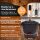BLACK OAK Ascheeimer KATLA 15L - mit Schaufel & Handfeger