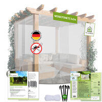 TTL GARDEN Moskitonetz DELUXE XL weiss L300xB300xH250cm