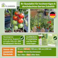 TTL Garden Rankstäbe 120cm x 11mm 15er Set