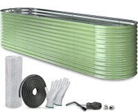 TTL Garden ovales Metall Hochbeet "NATURE XL"...