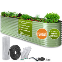 TTL Garden ovales Metall Hochbeet "NATURE XL"...