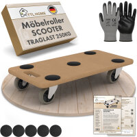 TTL HOME Möbelroller "SCOOTER" -...