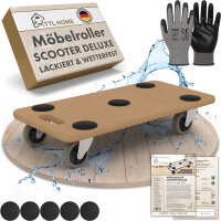 TTL HOME Möbelroller "SCOOTER" DELUXE -...