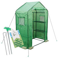 TTL Garden Foliengewächshaus 195x143x73 cm mit...
