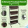 TTL Garden Metall Vertikalbeet mit 4 senkrechten Etagen 151x76x61cm - Hochbeet, Blumenständer, Blumenkasten