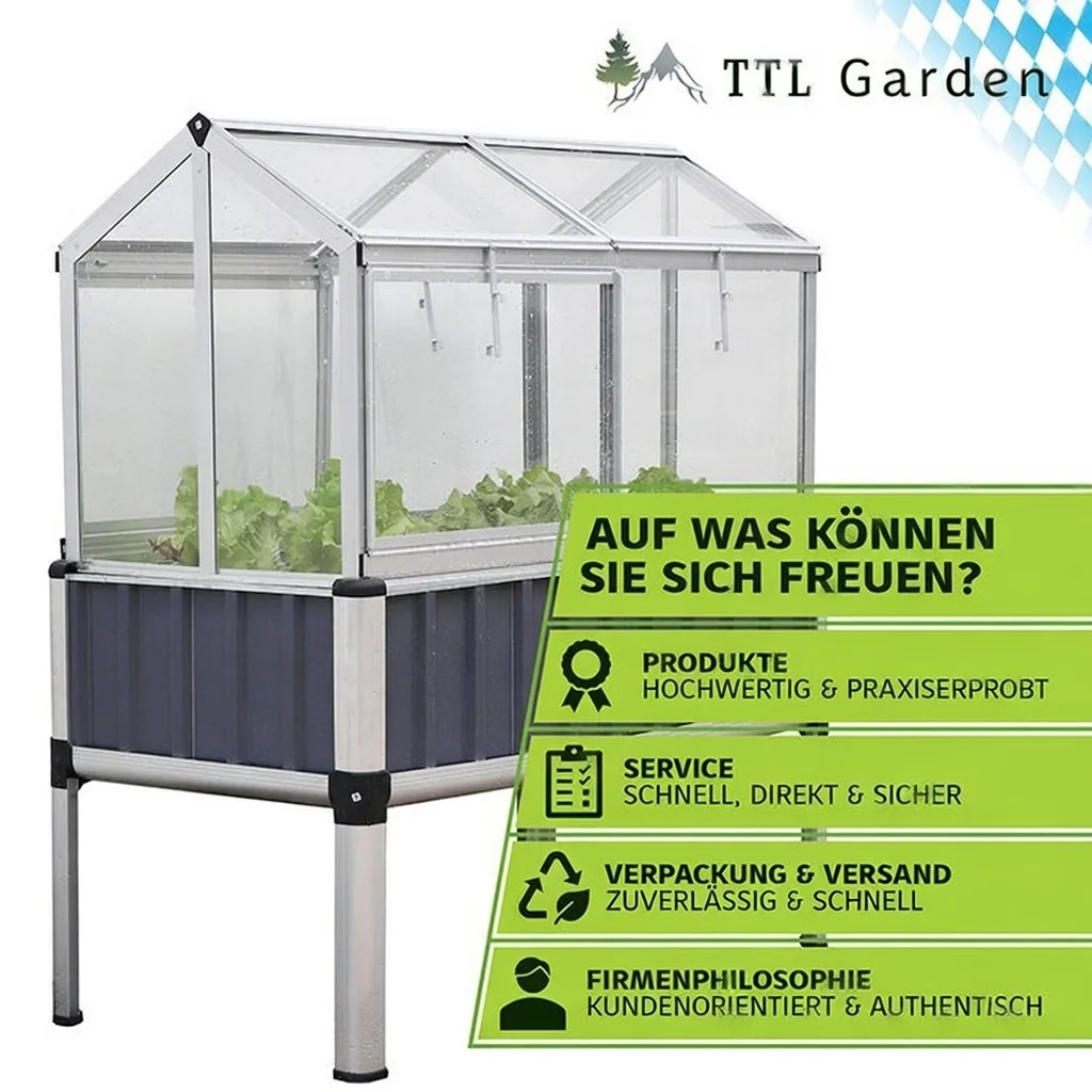 gartentisch mit blumenkasten Fermob Basket Hoher Blumenkasten  Jardin-Confort SA