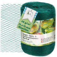 TTL Garden Vogel- Teich- & Gartenschutznetz grün...