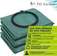 TTL Garden Gartensäcke 300L 3er Set - doppelter Boden und Deckel mit Reißverschluss