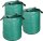 TTL Garden Gartensäcke 300L 3er Set - doppelter Boden und Deckel mit Reißverschluss