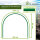 TTL Garden Pflanztunnel Bogen 65x60 cm 12er Set + 36 Clips + PE Folie 10x2m gelocht - Beet Tunnel, Frühbeet_2