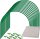TTL GARDEN Pflanztunnel Bogen "ARCOS-CLASSIC 60" - B60xH65 cm 12er Set + 36 Clips + PE Folie 10x2m gelocht - Beet Tunnel, Frühbeet