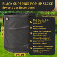 TTL Garden Black Superior Pop Up Laubsack 85 Liter_3