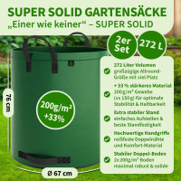 TTL Garden Gartensäcke 272L 2er Set Super Solid...