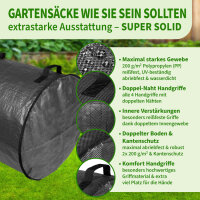 TTL Garden Gartensäcke 272L 3er Set Super Solid schwarz