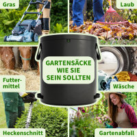 TTL Garden Gartensäcke 272L 3er Set Super Solid schwarz