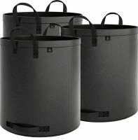 TTL Garden Gartensäcke 272L 3er Set Super Solid schwarz