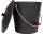 BLACK OAK Ascheeimer Katla 15L - mit Deckel, Ø32xH32cm verzinkter Stahl mit Premium Pulverbeschichtung schwarz