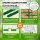 TTL Garden Folientunnel Set "Peak" XL L300xB120xH180cm mit PE Folie 3x3,5 Meter