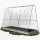 TTL Garden Folientunnel Set "Peak" XL L300xB120xH180cm mit PE Folie 3x3,5 Meter