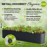 TTL Garden ovales Garten-Hochbeet "Elegance...