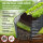 TTL Garden ovales Garten-Hochbeet "Elegance XXL" Anthrazit L400xB80xH80cm