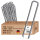 TTL Garden 100x Erdanker 100x13mm Ø2,9mm Stahl verzinkt - Anti-Rost Bodenanker Heringe für Gartenvlies, Camping, Vogelschutz_1
