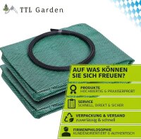 TTL Garden Gartensäcke 272L 2er Set - Laubsack inkl. Griffe, Sack für Gras Gartenabfall Grünschnitt