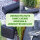 TTL Garden Unkrautvlies 150g/m² 10m² - 2x5m Gartenvlies, Vlies gegen Unkraut, Mulchvlies - schwarz